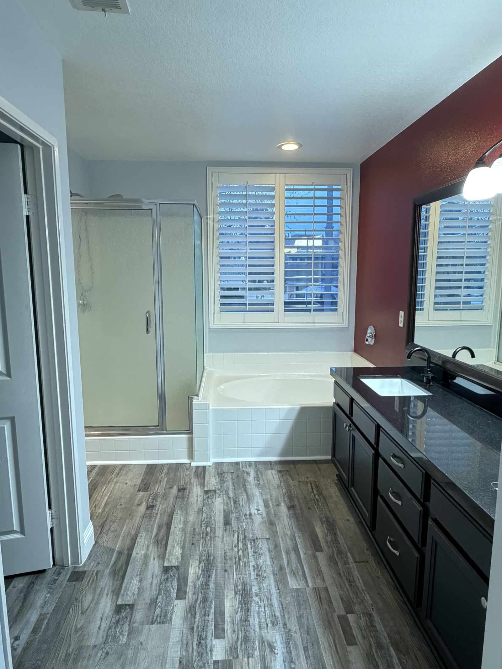 Master walk-in closet